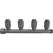Gray PVC 4 Port Male Valve Manifold | 1301410