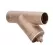 2" IPS Threaded x Threaded 7.45" L Lead-Free Bronze 145LF Series with Brass Plug Y-Strainer | MAT145T08LF