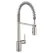 3/8" Compression 21-3/4" Metal Spot Resist Stainless Steel 1-Handle Pre-Rinse Spring Pulldown Kitchen Faucet | MON5923SRS