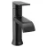 3/8" Compression 5-7/8" x 7-3/8" Metal Matte Black 1-Handle High Arc Bathroom Faucet | MON6702BL