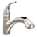 3/8" Compression 10-5/8" Metal Spot Resist Stainless Steel 1-Handle Low Arc Pull-Out Kitchen Faucet | MON67315SRS