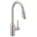 3/8" Compression 16" Metal Spot Resist Stainless Steel 1-Handle High Arc Pulldown Kitchen Faucet | MON7882SRS