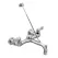 1/2" IPS 11" Brass Rough Chrome 2-Handle Service Sink Faucet | MON8230