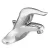 1/2" IPS 7" Metal Chrome 1-Handle with Waste Assembly Bathroom Faucet | MONL64621