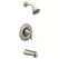 1/2" IPS Copper 3-1/2" Metal Brushed Nickel Eva 1-Handle Tub/Shower Trim Kit | MONT2133BN