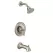 1/2" IPS Copper 3-1/2" Metal Brushed Nickel 1-Handle Tub/Shower Trim Kit | MONT2153BN