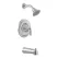 1/2" Copper 7" Metal Chrome 1-Handle Tub/Shower Trim Kit | MONT62133