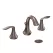 1/2" IPS 6" Metal Oil Rubbed Bronze 2-Handle High Arc Bathroom Faucet | MONT6420ORB