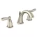 1/2" IPS 5" Metal Brushed Nickel 2-Handle High Arc Bathroom Faucet | MONT6620BN