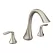 9-1/2" Metal Brushed Nickel 2-Handle High Arc Roman Tub Faucet | MONT943BN