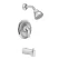 1/2" IPS Copper 6-1/2" Metal Chrome 1-Handle Tub/Shower Trim Kit | MONTL183