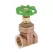 2" Threaded 3.53" Lead-Free Brass 200 psi 514T Series Gate Valve | MAT514T08LF