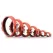 4" x 7.76" L Orange Rust-Inhibiting Ductile Iron M7705 Series Flexible Coupling | MUNM7705X4