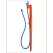 0.195" Barb Blue/Orange 24" Clip Stake Assembly | MXJBME24B