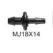 1/8" x 1/4" Barb Converter Coupler | MXJMJ18X14