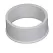 Adapter Sleeve, 4" Spigot x Solvent Sewer PVC P Series SDR-35 Solvent Weld