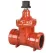 6" Push-On Fusion-Bonded Epoxy Coated Lead-Free Cast Iron 250 psi P-619-RW Series Resilient Wedge Gate Valve | NIBP619RW060