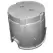 10" Round Gray Box Electric Pro-Spec Corrugated with Overlapping Gray Cover Valve Box | NDB312BCELEC