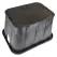 Valve Box, 14" x 19" Rectangular HDPE Black Irrigation Control Valve Pro-Spec Corrugated