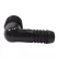1/2" MNPT x Spiral Barb Black 90 Degrees Elbow | NDSSBEL050