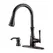 3/8" Female Threaded 16-15/16" Zinc Tuscan Bronze 1-Handle Wheaton Series Pull-Down Kitchen Faucet | PPFGT529WH1Y