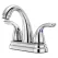 1/2" NPSM 9-11/32" x 5-15/16" Metal Polished Chrome 2-Handle Pfirst Series Centerset Bathroom Faucet | PPFLG1487000