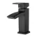 6-5/32" x 6-11/16" Metal Matte Black Single Control Kenzo Series Bathroom Faucet | PPFLG42DF1B