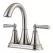 1/2" NPSM 9" x 7-1/8" Metal Brushed Nickel 2-Handle Saxton Series Centerset Bathroom Faucet | PPFLG48GL0K