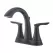 9-9/32" x 6-3/4" Metal Tuscan Bronze 2-Handle Weller Series Centerset Bathroom Faucet | PPFLG48WR0Y