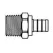 American Granby Adapter, Insert x MPT Polymer 1" | PXFMA010P