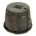 10" x 10.2" Round Black Irrigation Control Valve VB with Locking Green Lid Valve Box | RBBVB10RNDH