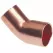 1-1/2" Solder Cup Copper 606-2 Series 45 Degrees Street Elbow | SFC45ST015