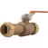 3/4" Slip DZR Lead-Free Forged Brass Ball Valve | SHBBV007