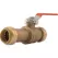 1" Slip DZR Lead-Free Forged Brass Ball Valve | SHBBV010