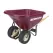 8 cu-ft 800 lb Powder Coated Steel Heavy-Duty Wheelbarrow | SRMM82T