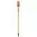 4" Steel Blade 16 ga 48" Fiberglass Handle 28 Degrees Angle Head Trenching/Cleanout Shovel | STR89234