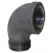 1/2" FNPT x MNPT Black Malleable Iron 90 Degrees 1103 Series Domestic Elbow | TFB90ST005D