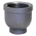2" x 1" FNPT Black Malleable Iron 1125 Series Domestic Reducing Coupling | TFBBR249D