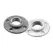 1-1/4" FIPT Galvanized Malleable Iron with Holes Floor Flange | TFGFFG012