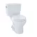 26-3/8" x 14" x 14-5/8" Vitreous China Cotton White Round Front Eco Drake Series Toilet Bowl | TOTC743E01