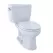 28-1/8" x 14" x 16-1/8" Vitreous China Cotton White Elongated Front Eco Drake Series Toilet Bowl | TOTC744EF1001