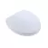 16-1/2" x 14" Cotton White Polypropylene with Cover For Round Front Toilet Bowls SoftClose Series Round Front Toilet Seat | TOTSS11301