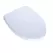 18-5/8" x 14-1/16" Cotton White Polypropylene with Cover with Cover For Toto Washlet+ Toilets SoftClose Series Elongated Front Toilet Seat | TOTSS12401