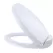 18-1/2" x 14-1/4" Cotton White Polypropylene with Cover For Elongated Toilet Bowls SoftClose Series Elongated Front Toilet Seat | TOTSS20401