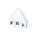 2.83" Vinyl White Sharp Spade Thin Wall Picket Cap | VCCPSN783W