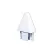 2.44" Vinyl White Internal Sharp Spade Picket Cap | VCISPC78112W