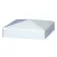 1-3/4" Vinyl Khaki Long Lip Pyramid Horse Post Cap | VCOPC5C