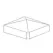 5" x 5" Vinyl Weathered Aspen Pyramid Post Cap | VCOSPCW5W