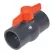 3/4" Slip Gray PVC 150 psi Non-Serviceable Ball Valve | VLPSCH80BV007S