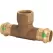 2" x 2" x 1/2" Press x Press x FPT Lead-Free Bronze 2917.2ZL Series Tee | VGA79790